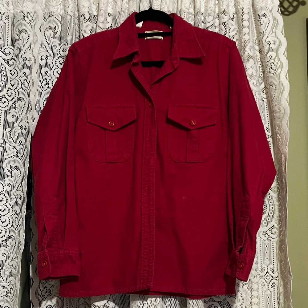 L.L. Bean Vintage Women's Thick Button Down Shirt